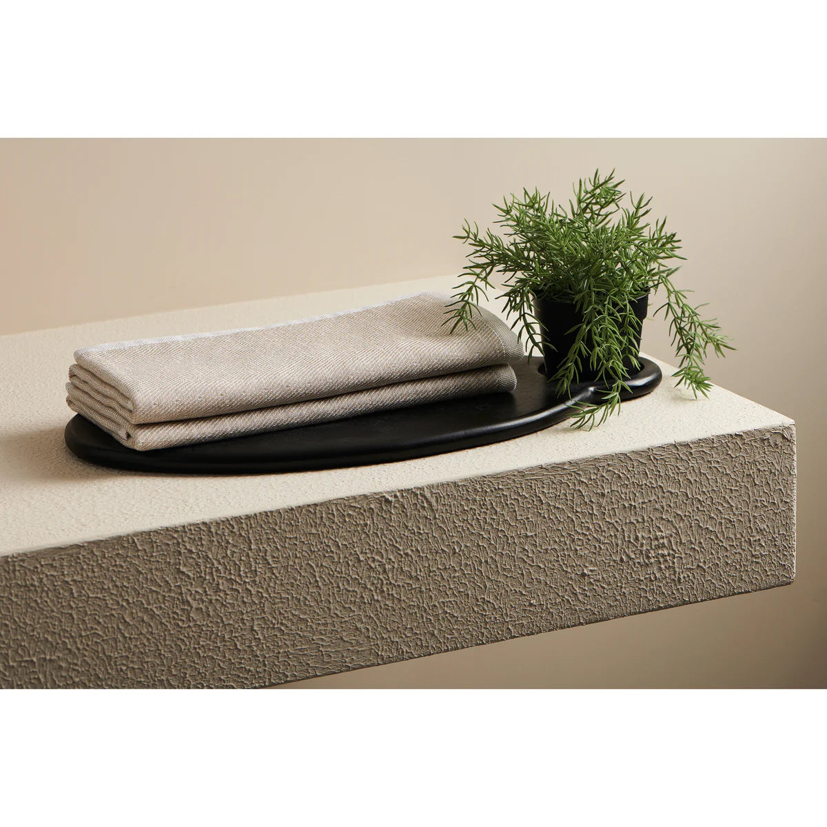 Earth Stucco | Cotton Bamboo | Hammam Terry | Hand Towel