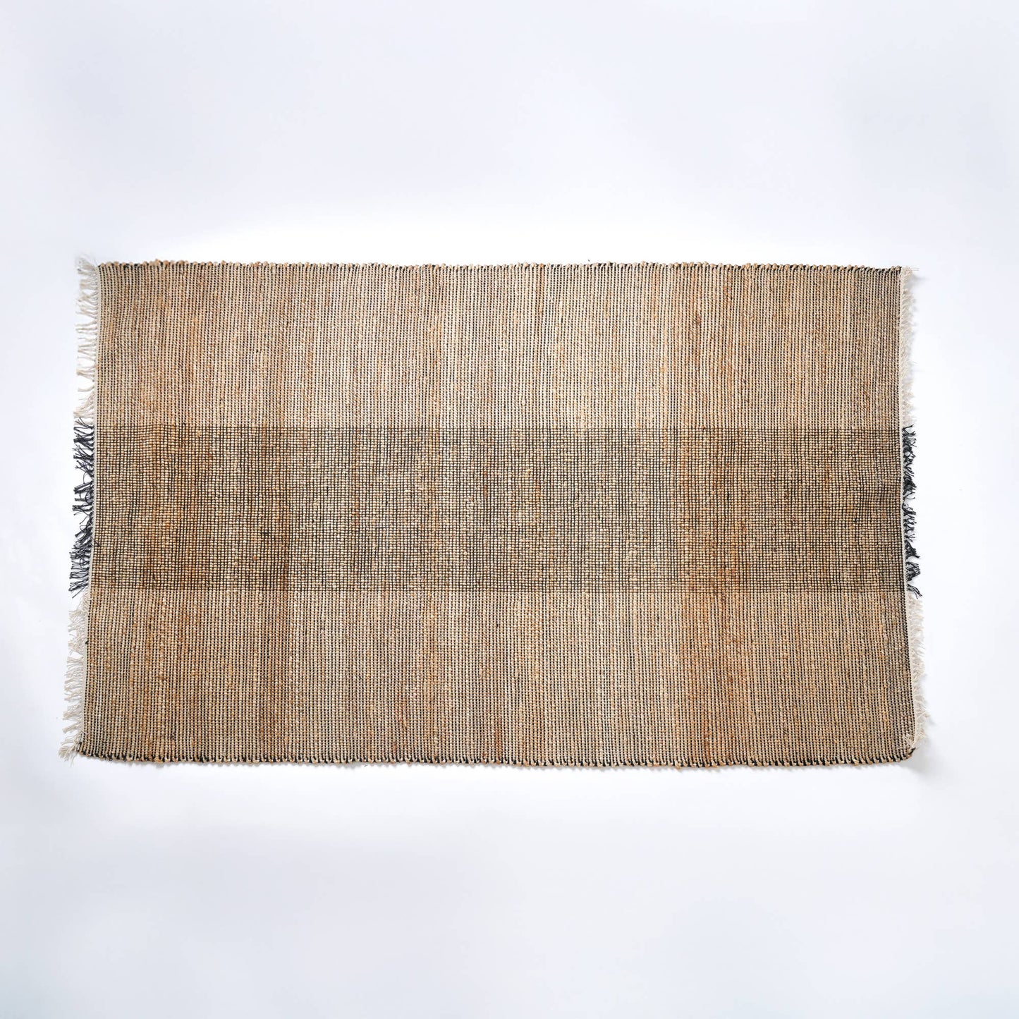 Hand Woven Herringbone Block Rug