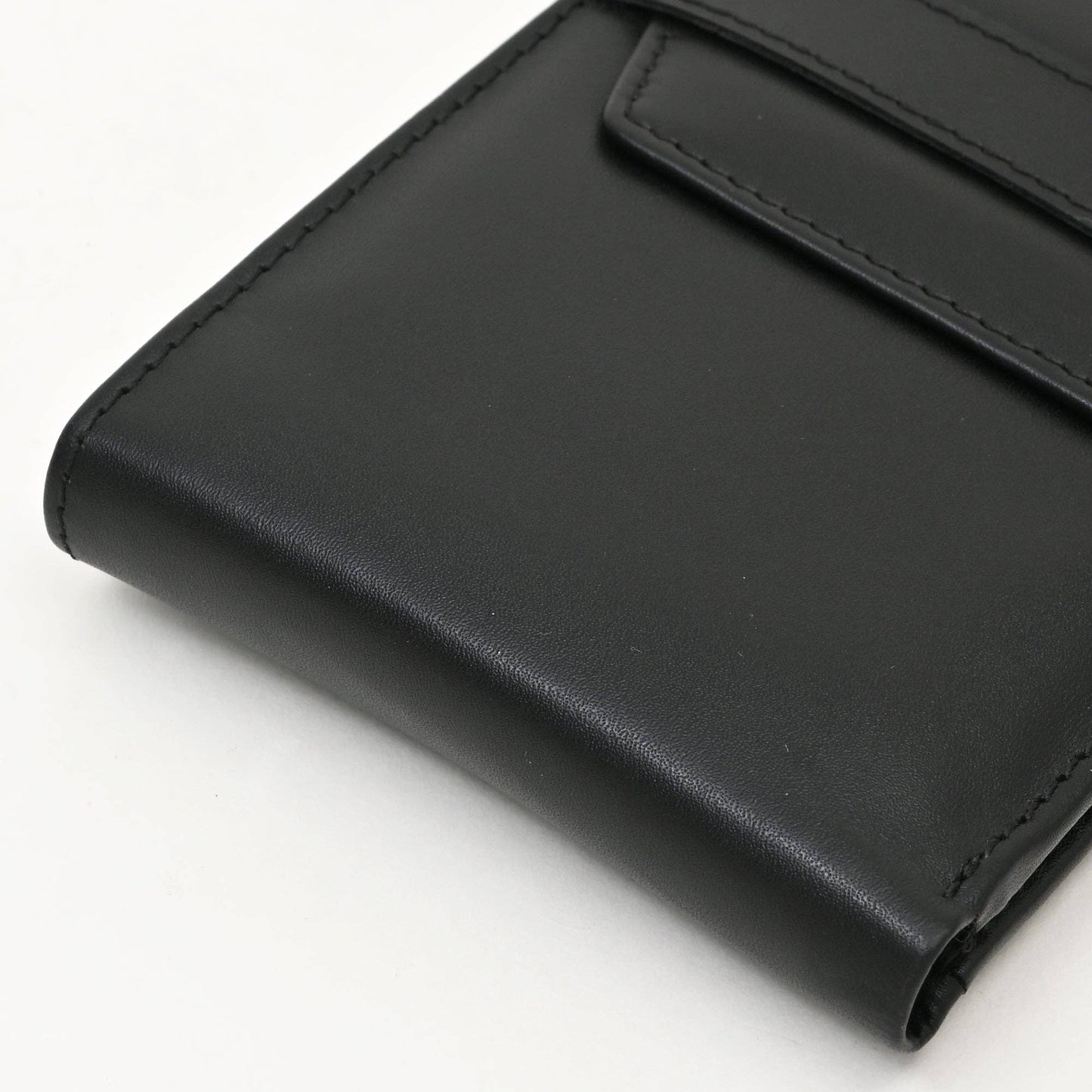 Black Napa Wallet – Slim Bifold with Coin & Card Slots