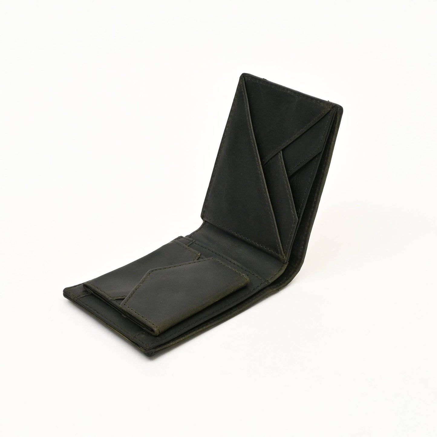 Leather Wallet Premium Black Full-Grain Men’s Slim Wallet