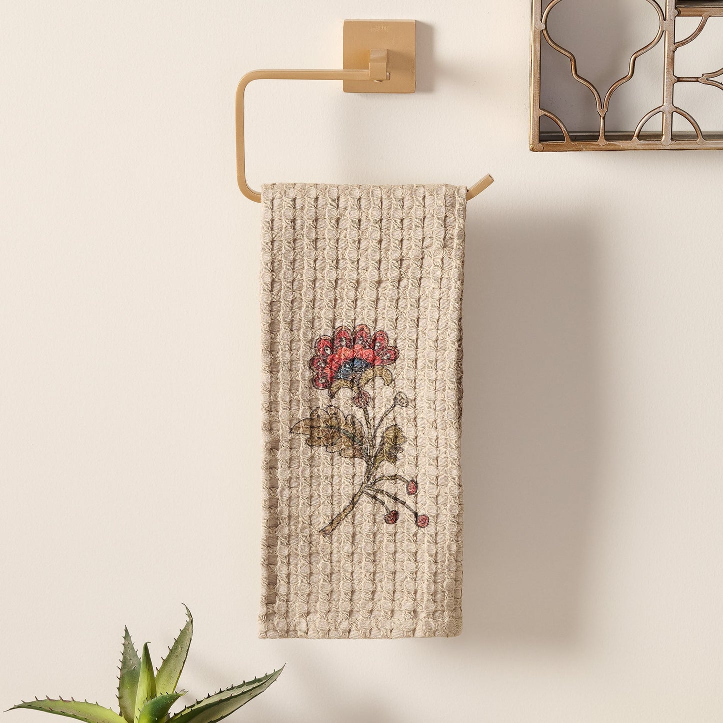 Kshupa | Cotton Bamboo | Waffle | Hand Towel