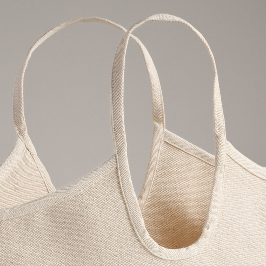 Tote Bag | Cotton Canvas Bag with Round Handle