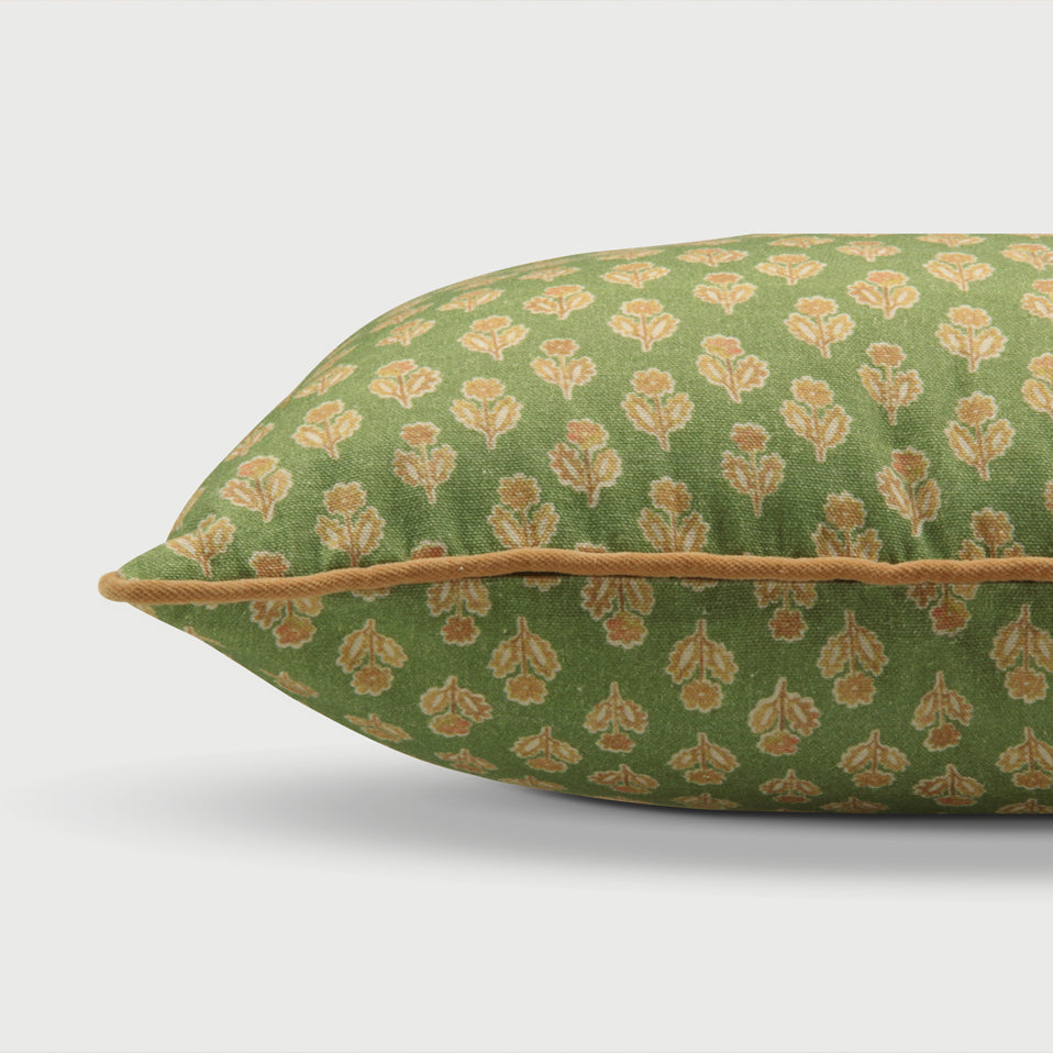 Cushion Cover | Viola Forest Green Cotton Cushion Cover