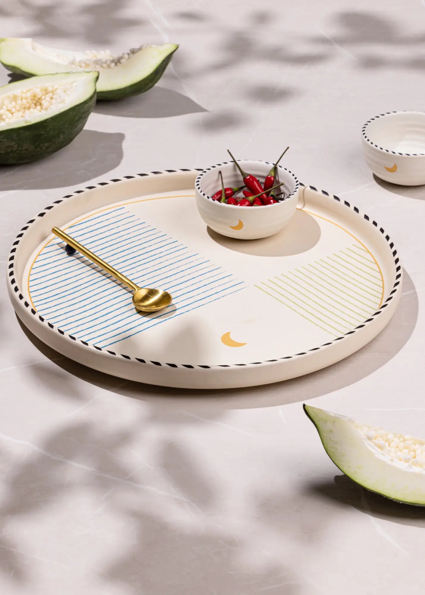Mirissa Tall Edge Platter - Large