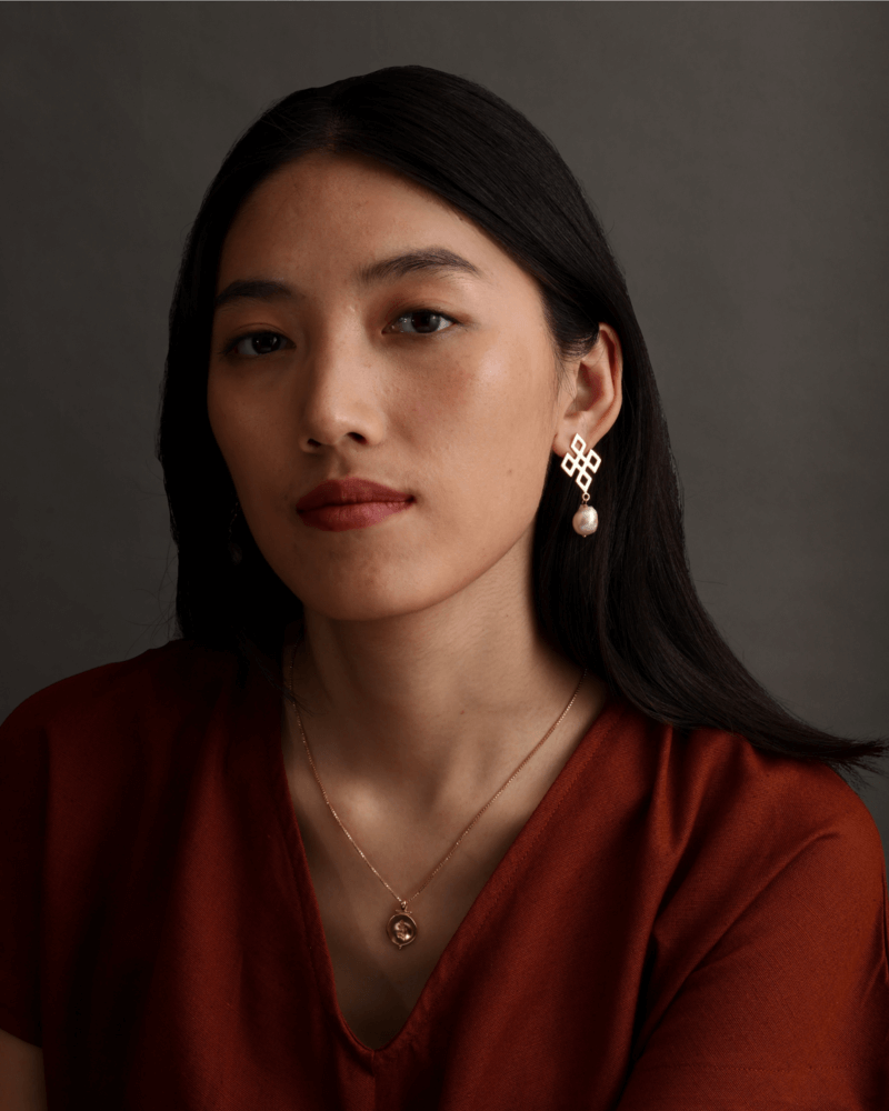 Namkha Studs with Pearl