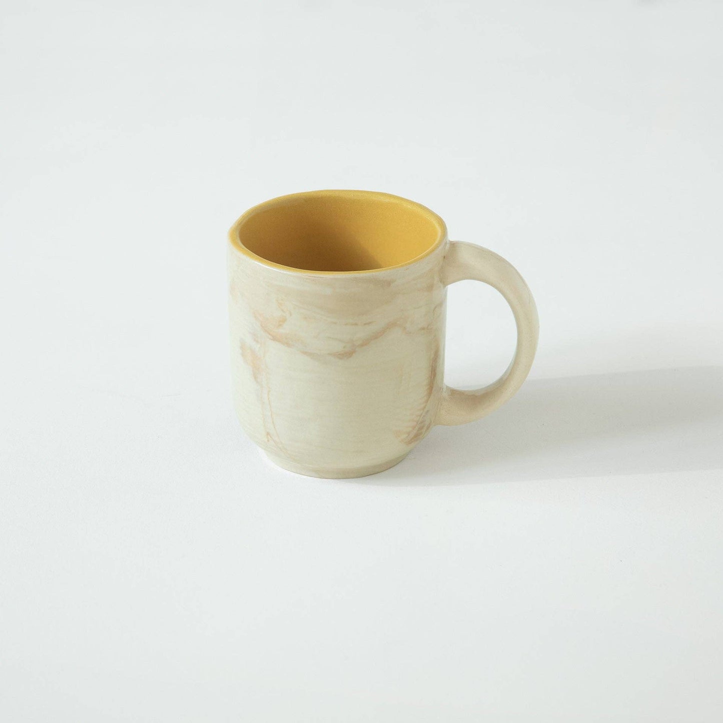 Amber Love Ceramic Coffee Tea Mug Handcrafted
