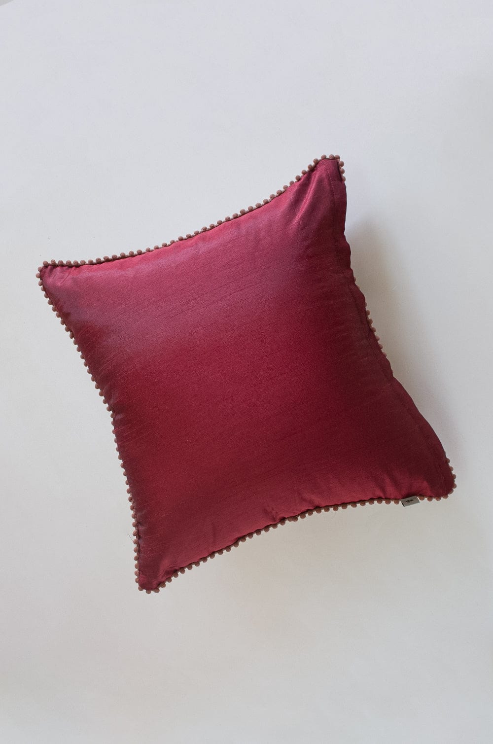 Cushion Cover | Embroidered Cotton Sienna | Multi, 18x18 Inches