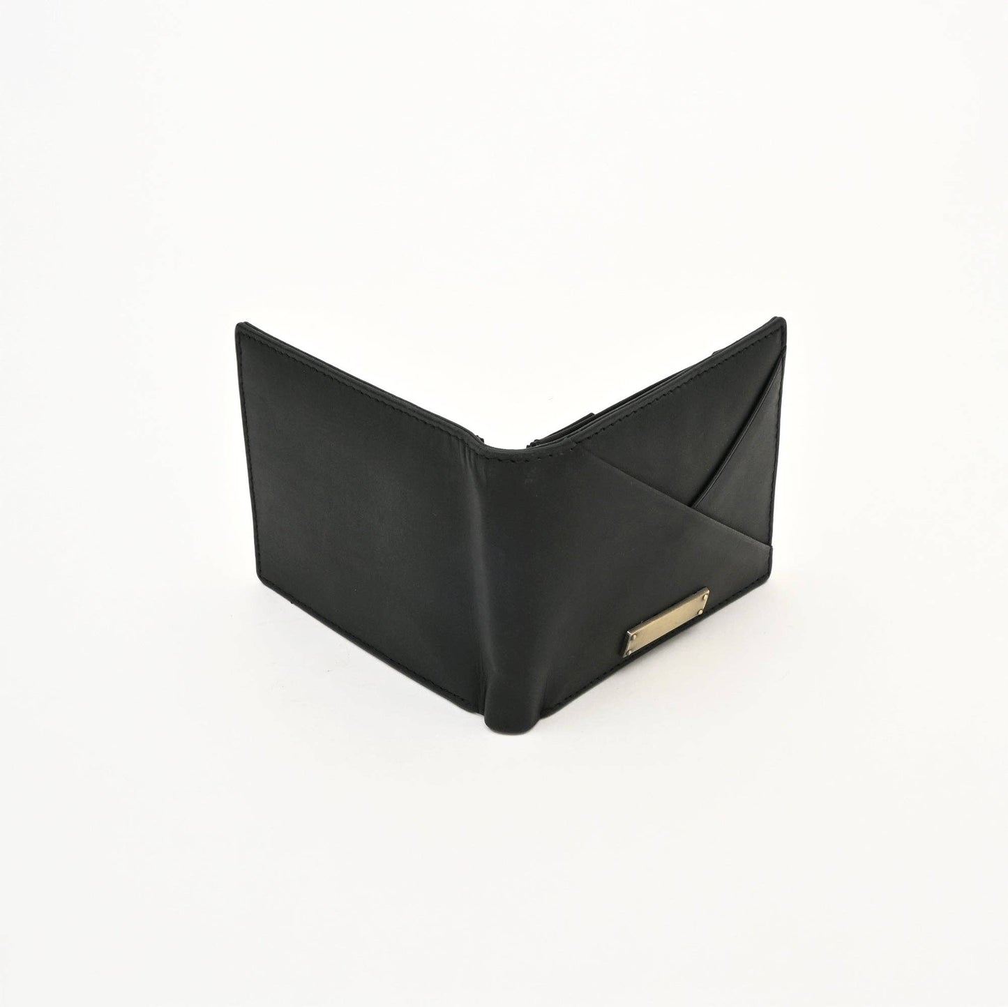 Men’s Wallet Premium Black Full-Grain with Coin Pocket