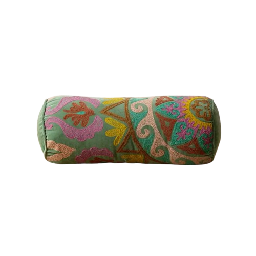 Suzani Embroidered Bolster