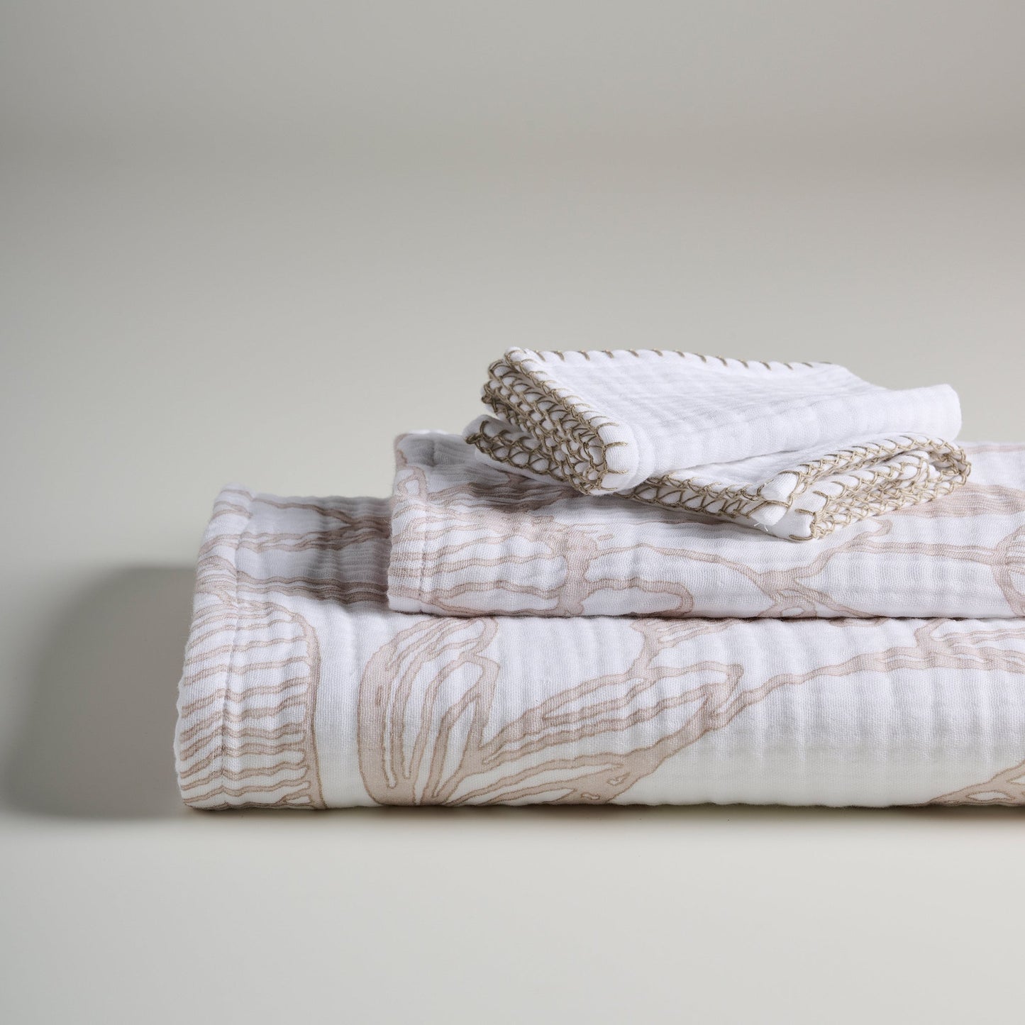 Vine Bloom | Cotton Gauze | Bath Set