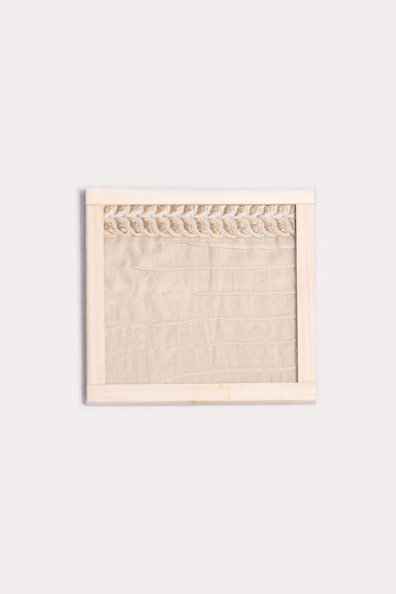 Alabaster Handwoven Coasters - Set of 2 pcs with Coaster Holder