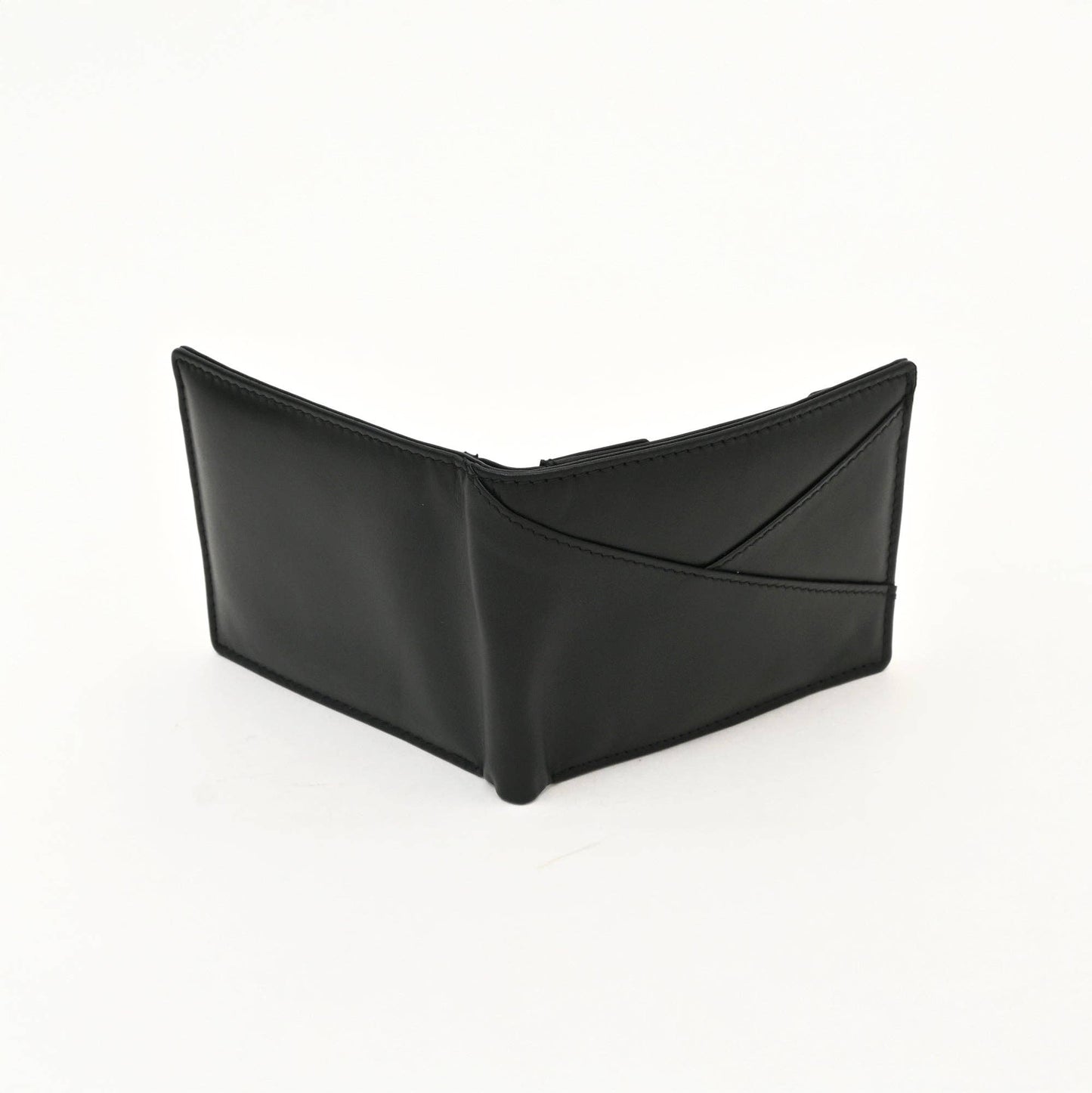 Leather Wallet Black Napa Men’s Wallet with Card