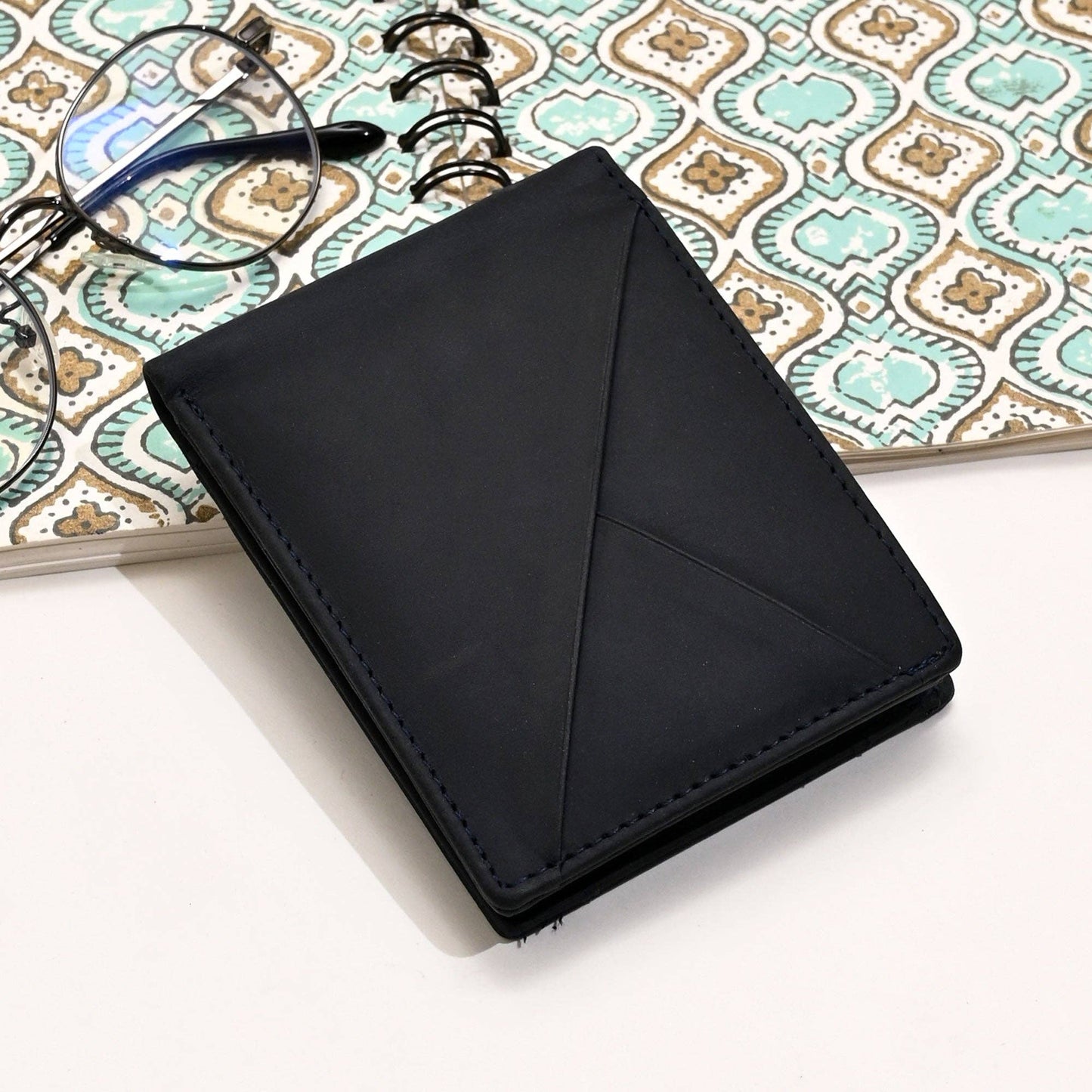 Black Napa Leather Wallet Slim, Elegant & Functional Design