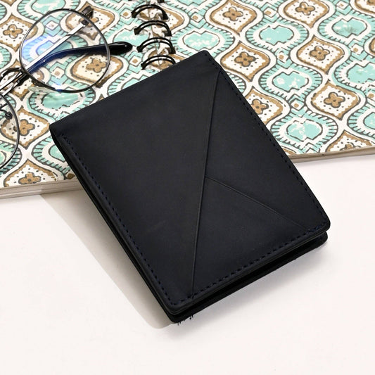 Black Napa Leather Wallet Slim, Elegant & Functional Design