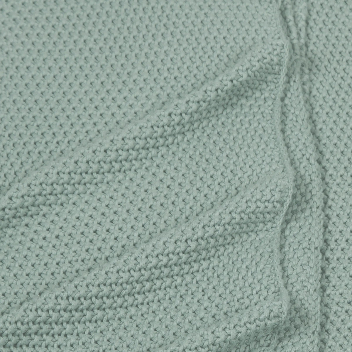 Duck Egg Moss Knit Throw SanctuaryLiving