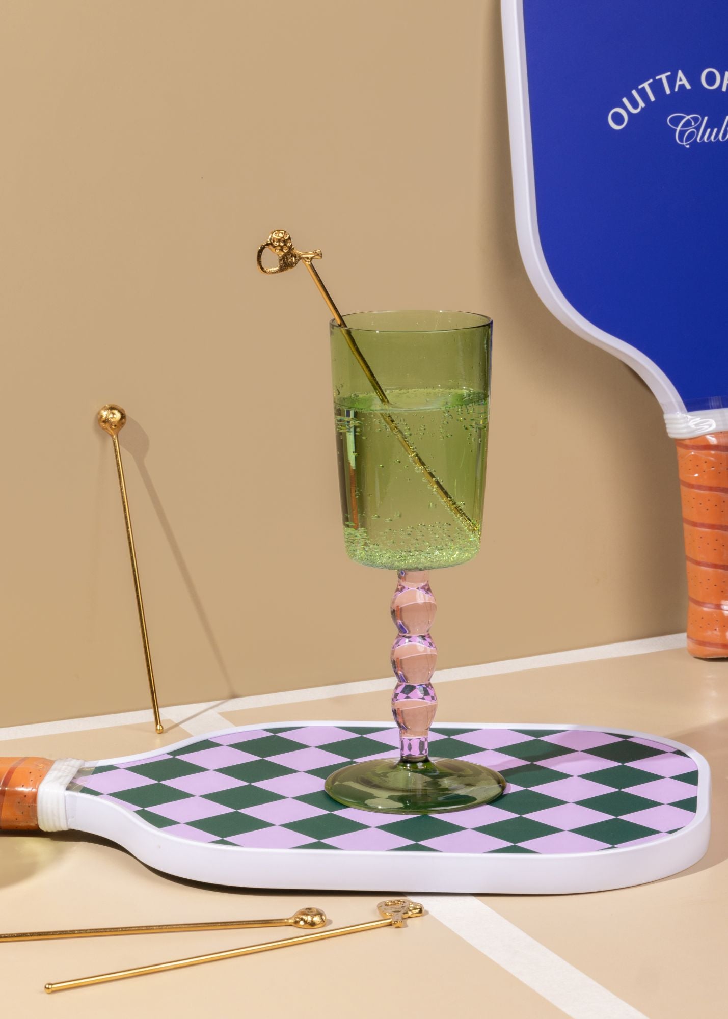 Court-Side Cocktail Stirrers