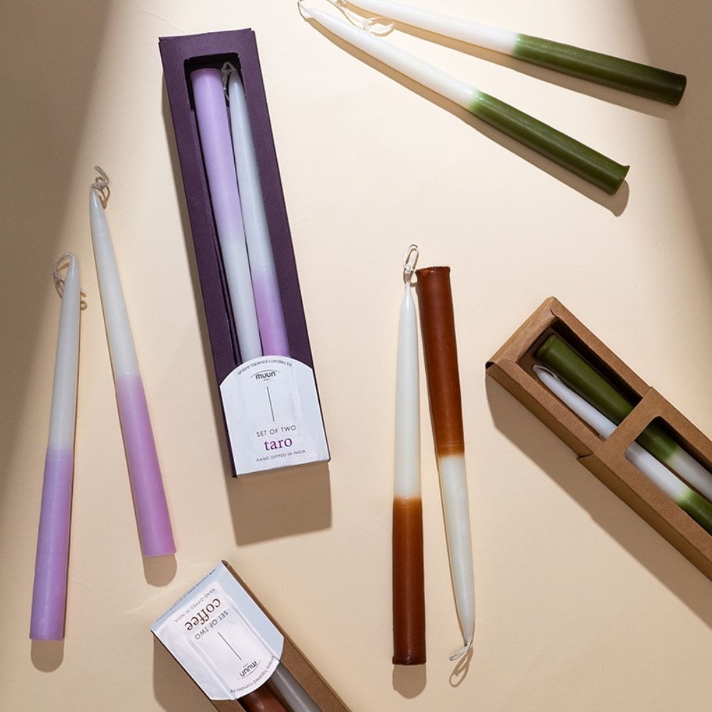 Ombré Hand-dipped Taper Candles