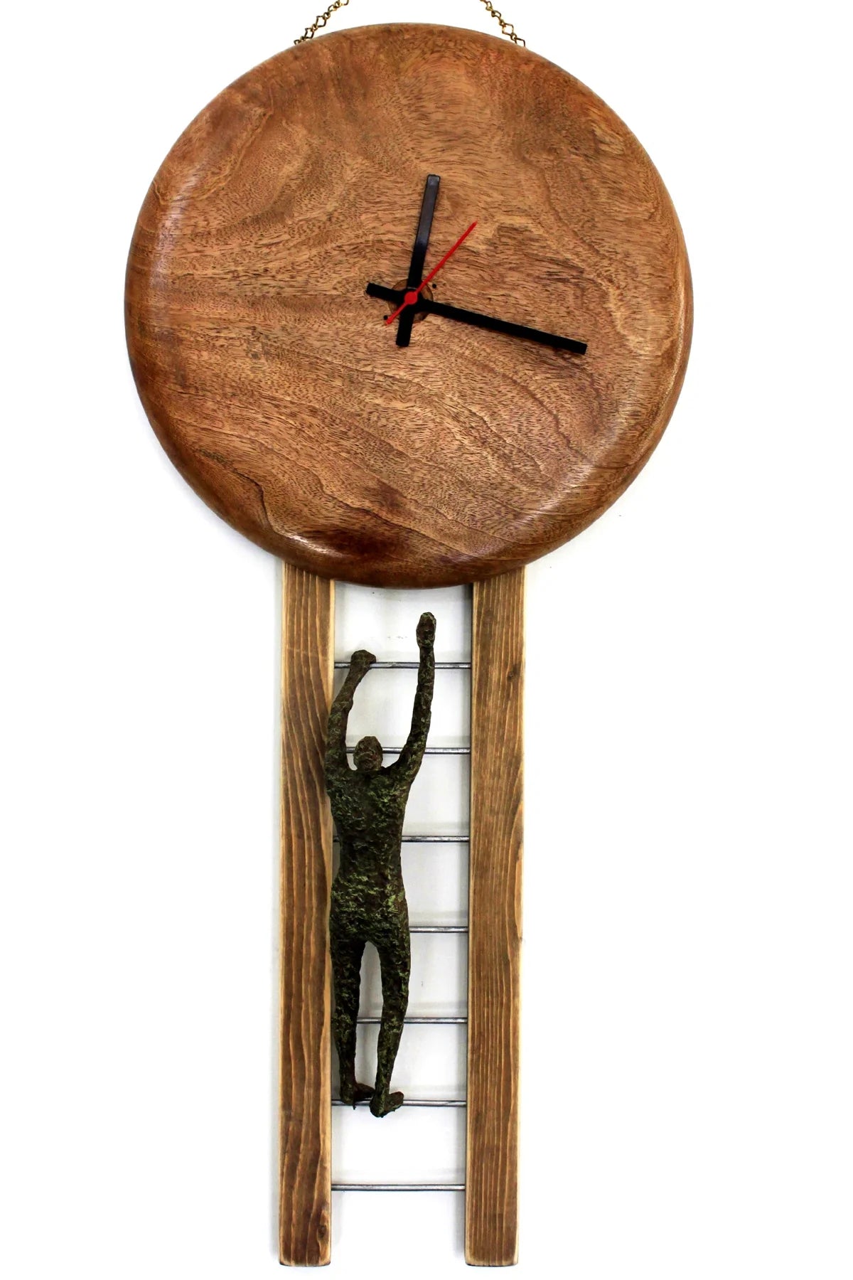 Handcrafted Papier-Mâché Wall Clock