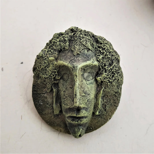 Handcrafted Papier-mache-Mask-Brooch