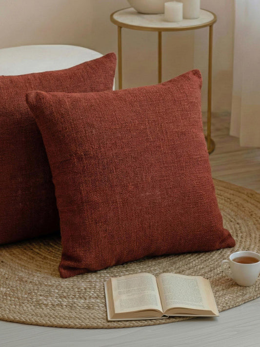Set of 2 - Interior Accent Pillowcases – Home Textile Decor – Durable Cotton Fabric