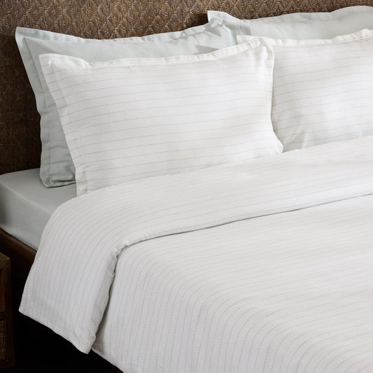 Duvet Cover | Cotton Bamboo Corner Loops | Double & Single Size | With 2 Pillow Shams
