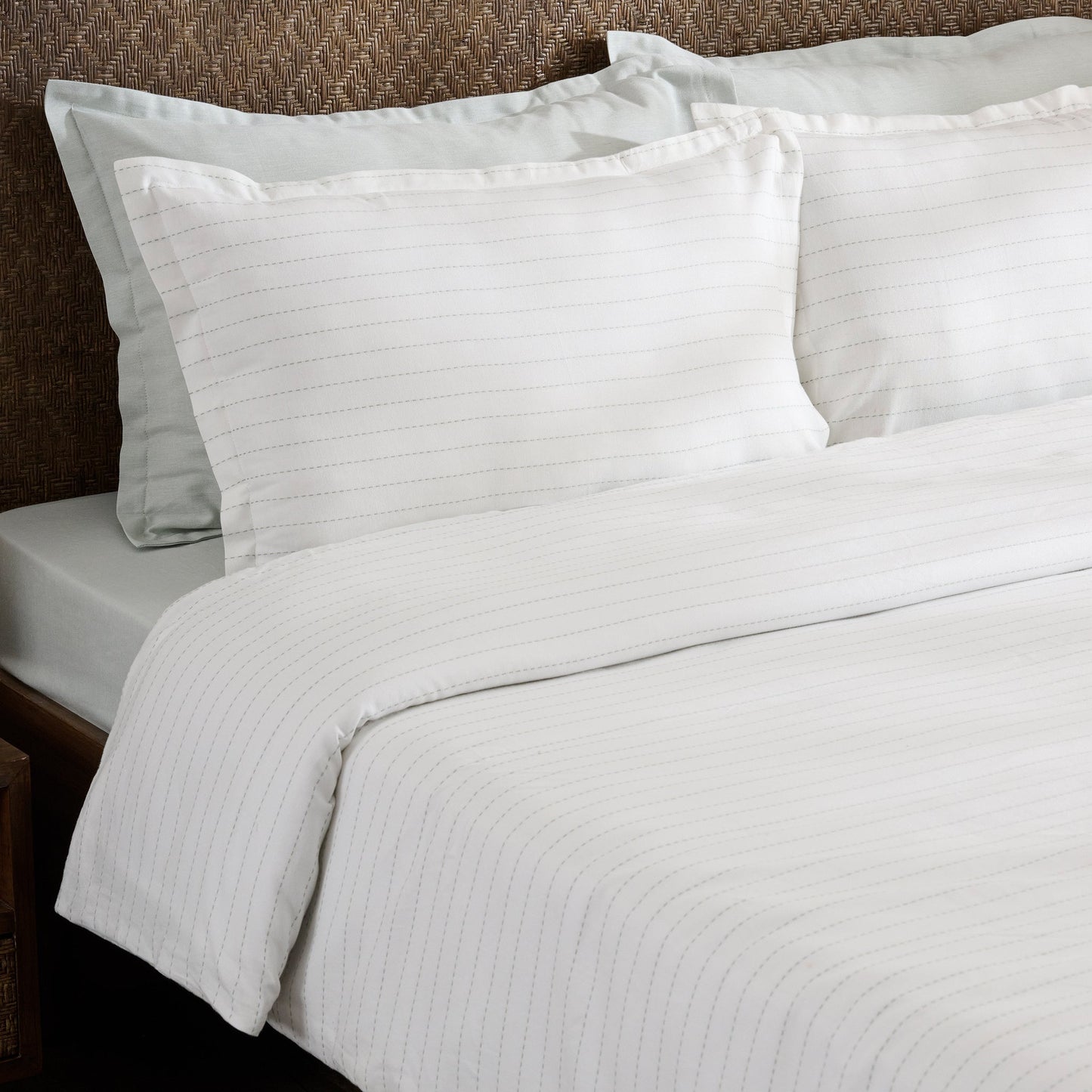 Comforter | Cotton Bamboo Tinsel Raindrop | Single & Double  | With 2 Pillow Shams