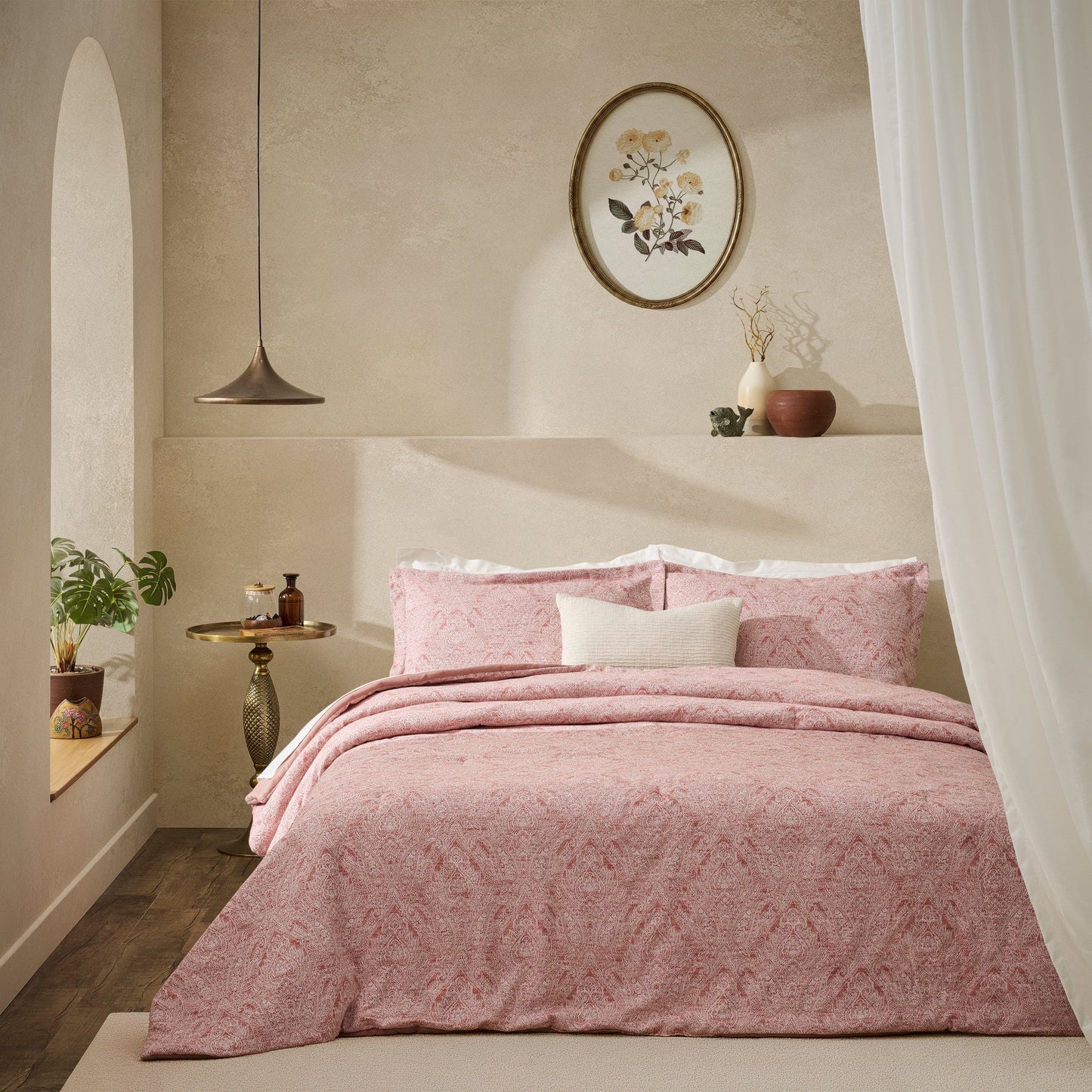 Comforter | Cotton Tencel Jacquard Yarn-dyed | Double & Single | With 2 Pillow Shams