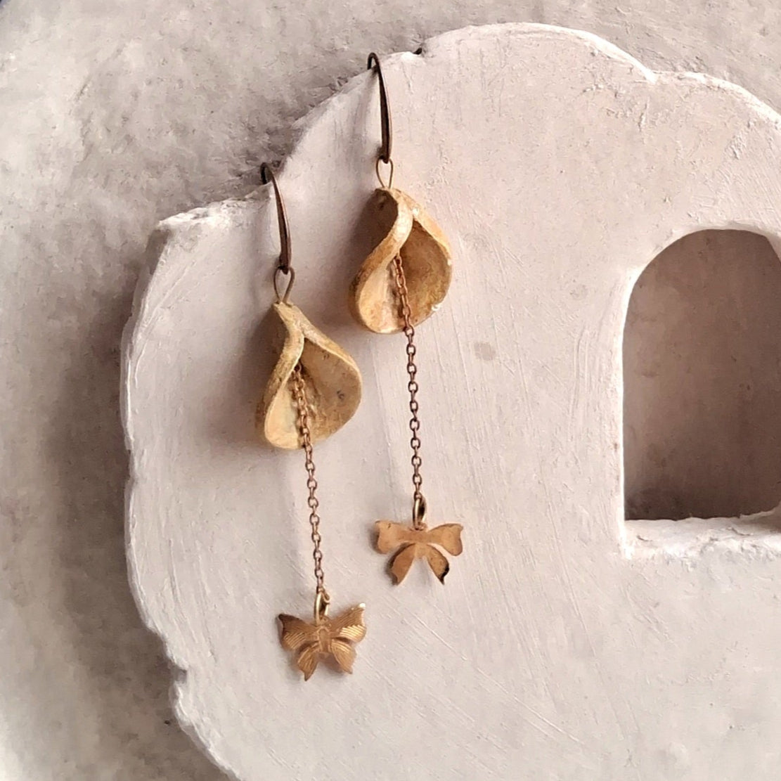 Beautiful Handmade Papier-Mâché Earrings