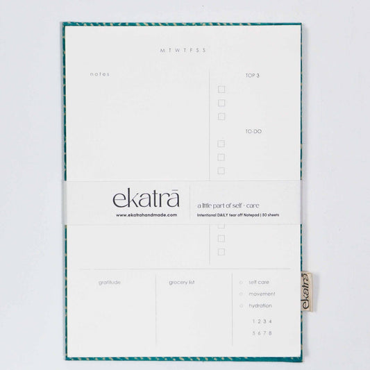 Daily Planner Notepad by Ekatra (60 sheets)