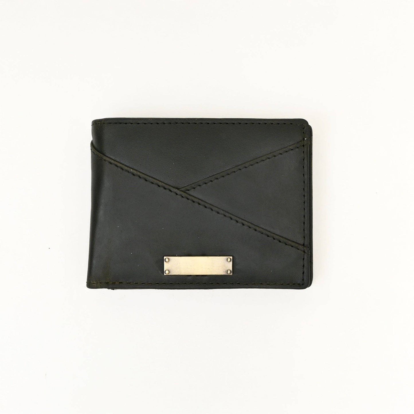 Leather Wallet Premium Black Full-Grain Men’s Slim Wallet
