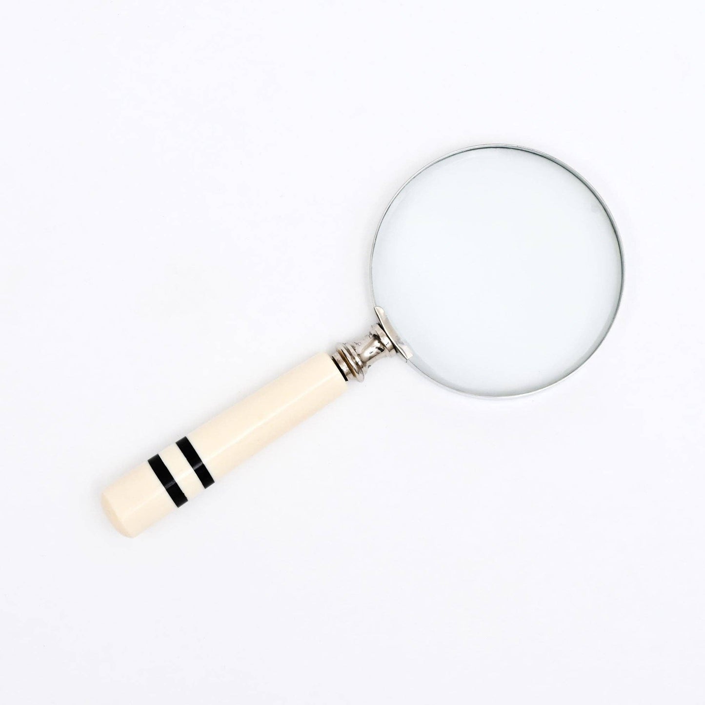 Classic Magnifying Glass with Striped Resin Handle
