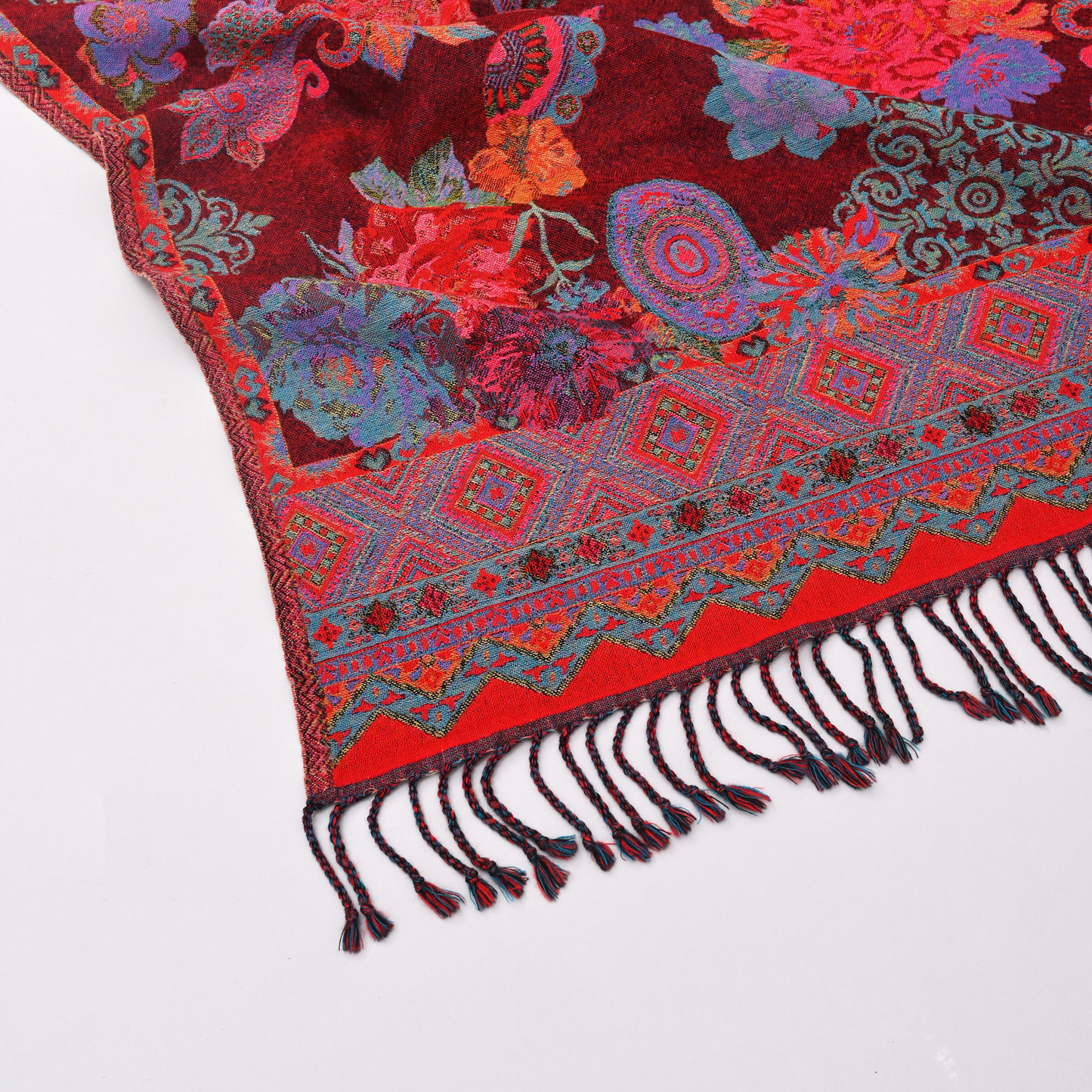 Crimson Royale Fine Wool Throw 125cm x 175cm