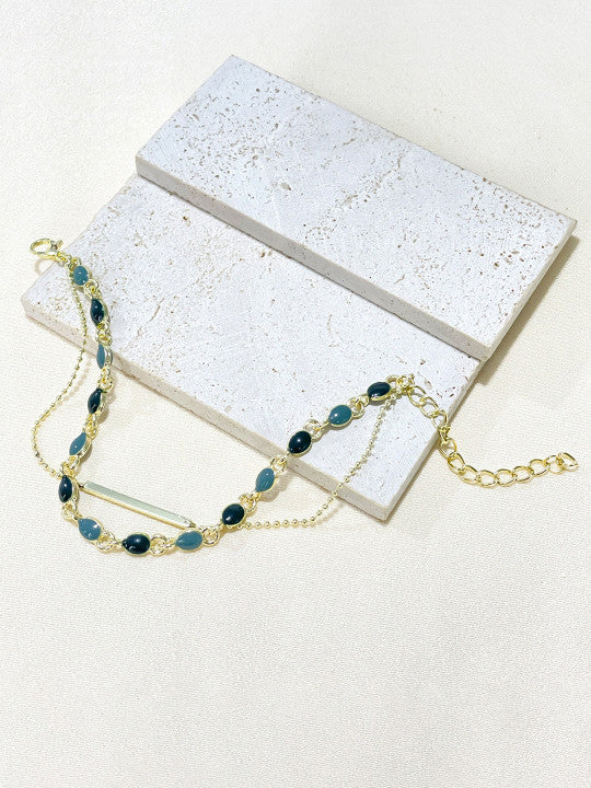 Adorned Coil Jewellery – Alloy & Artificial Bead