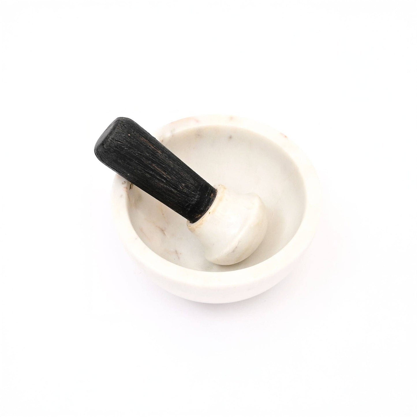 Marble Mortar & Pestle – Handcrafted Spice & Herb Grinder