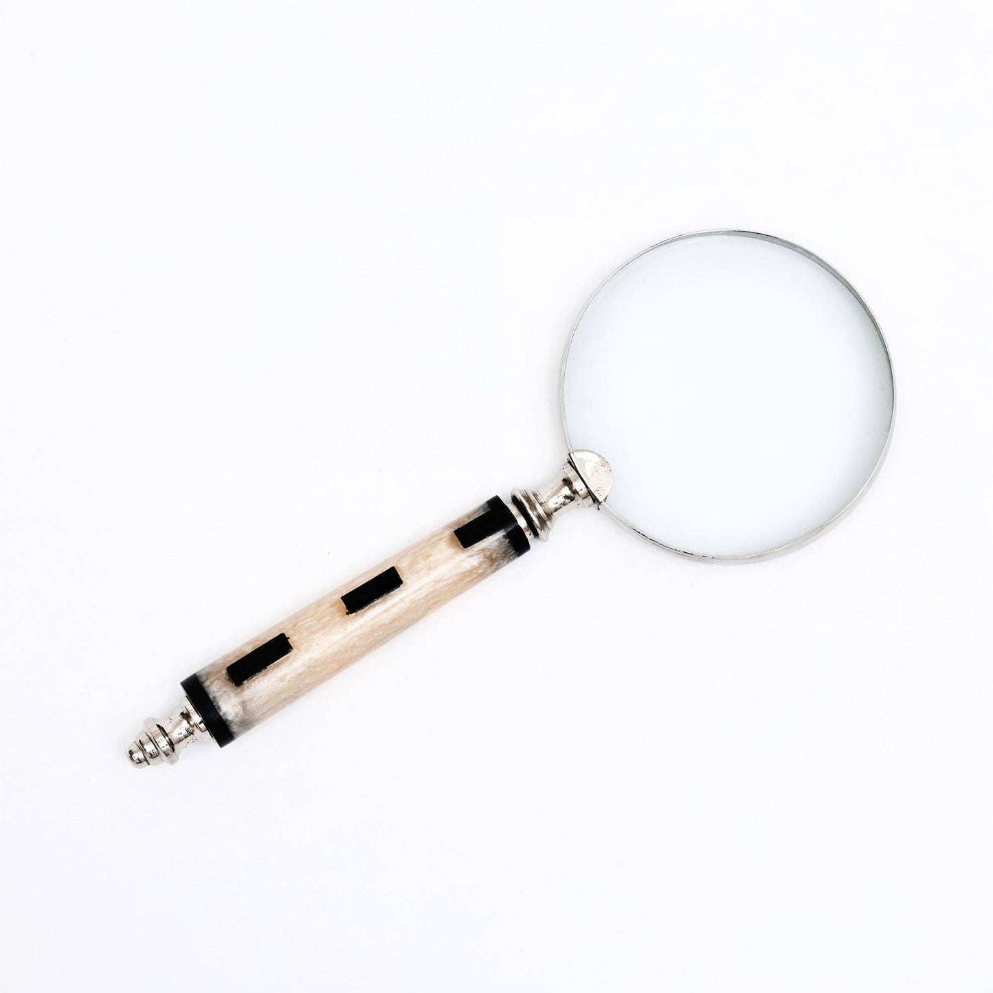Decorative Magnifying Glass – Black & White Handle