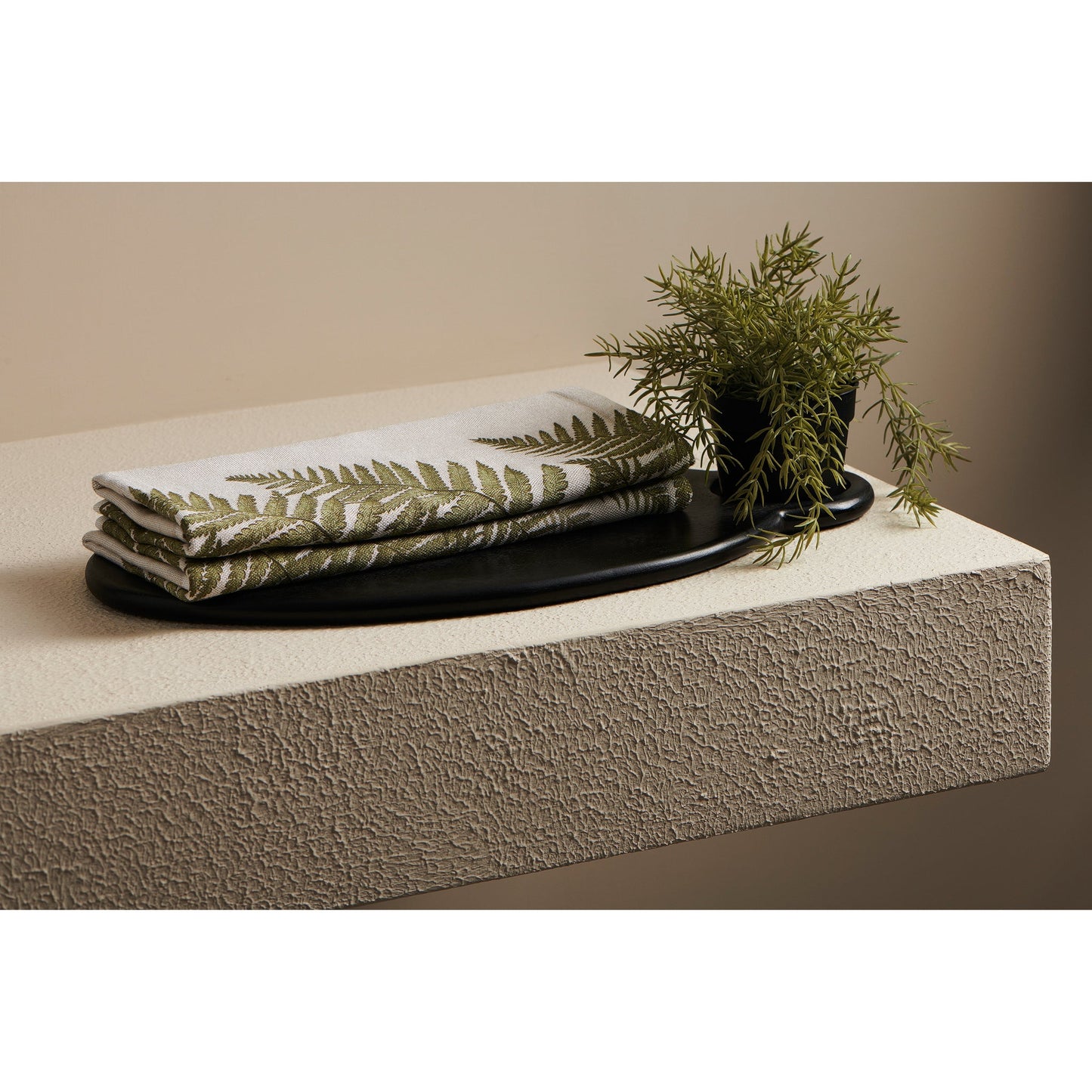 Fern Print | Cotton Bamboo | Hammam Terry | Bath Set