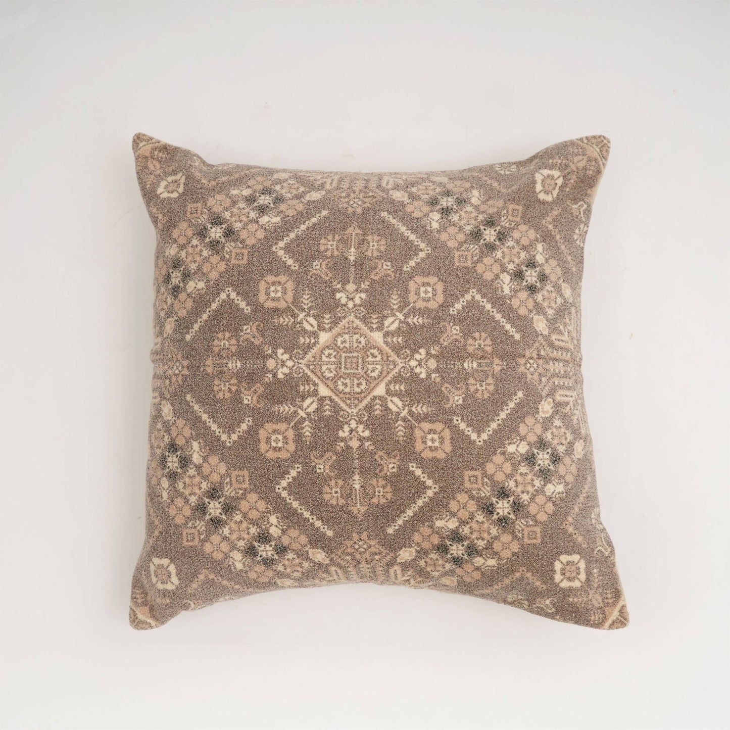 Frost Geometry Printed Cushion – 44 × 44 cm