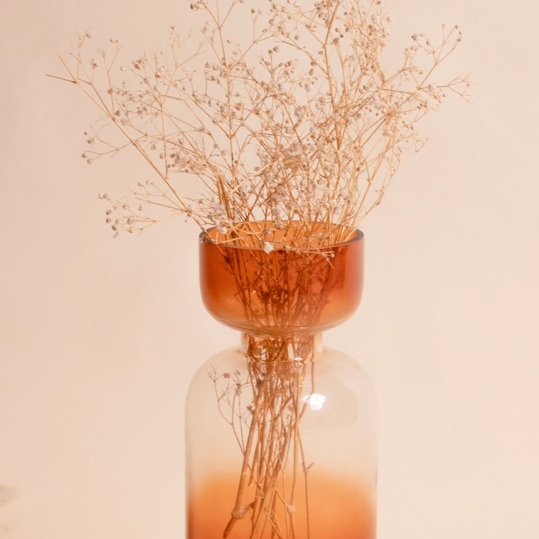 Handblown Tinted Glass Vase - Grande Size, 3 Colors