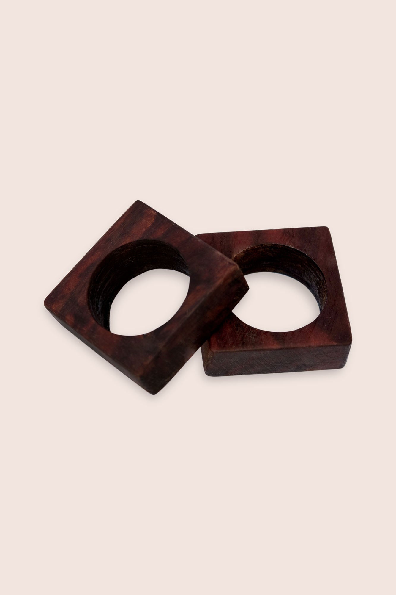 Square - Wooden  Holder Set of 2 pcs