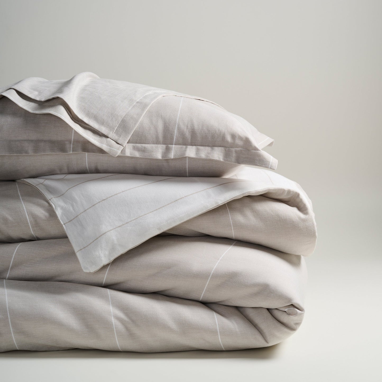 Duvet Cover | Cotton Bamboo Chambray | Single & Double Size | With 2 Pillow Shams
