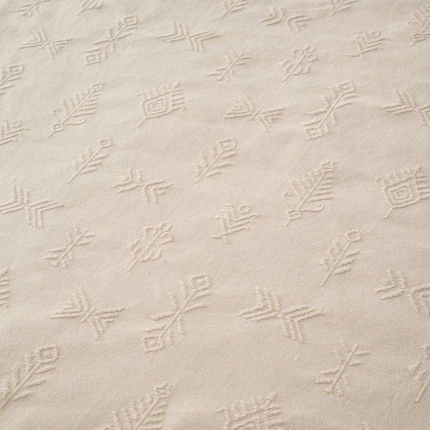 Bed Cover | Heavy Jacquard Embossed Motif | King & Queen Sizes