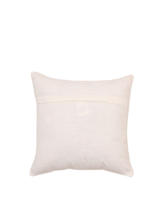 Square Yellow Striped Pillow Covers – Cotton – 2pc Set