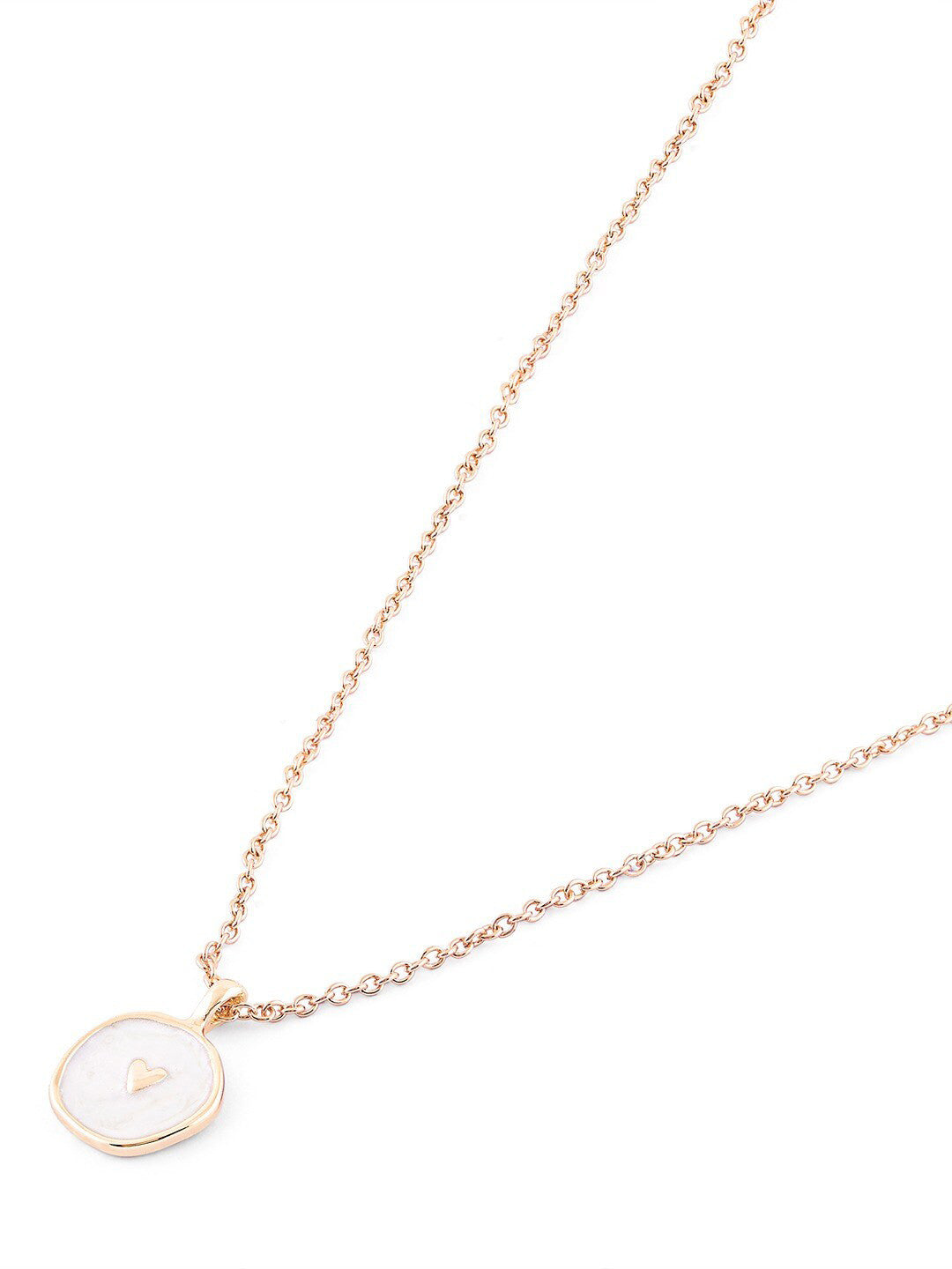 Gold-Plated Contemporary Bohemian Pendant – Necklace – Gold-Plated Alloy – 28cm Chain