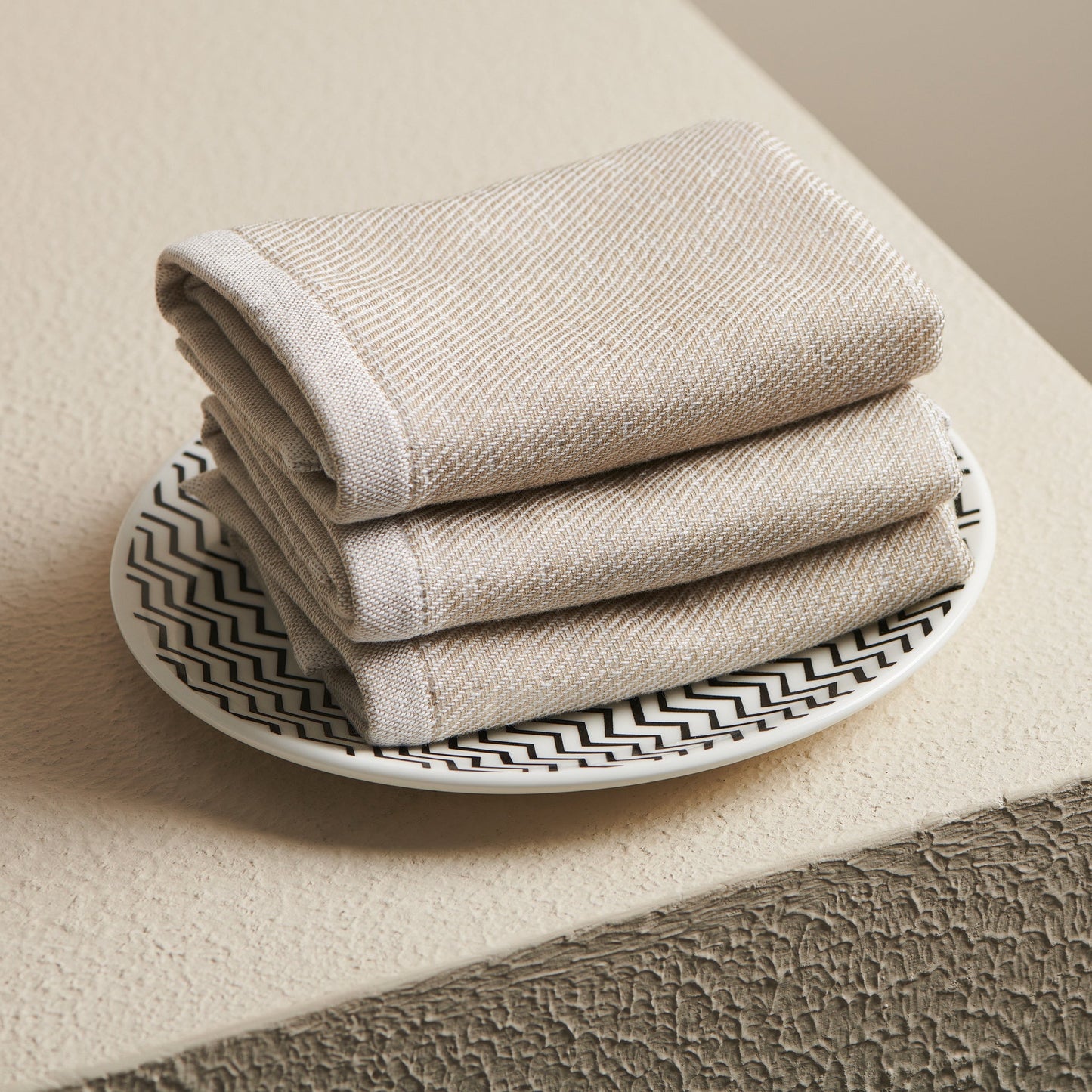 Fern Print | Cotton Bamboo | Hammam Terry | Bath Set