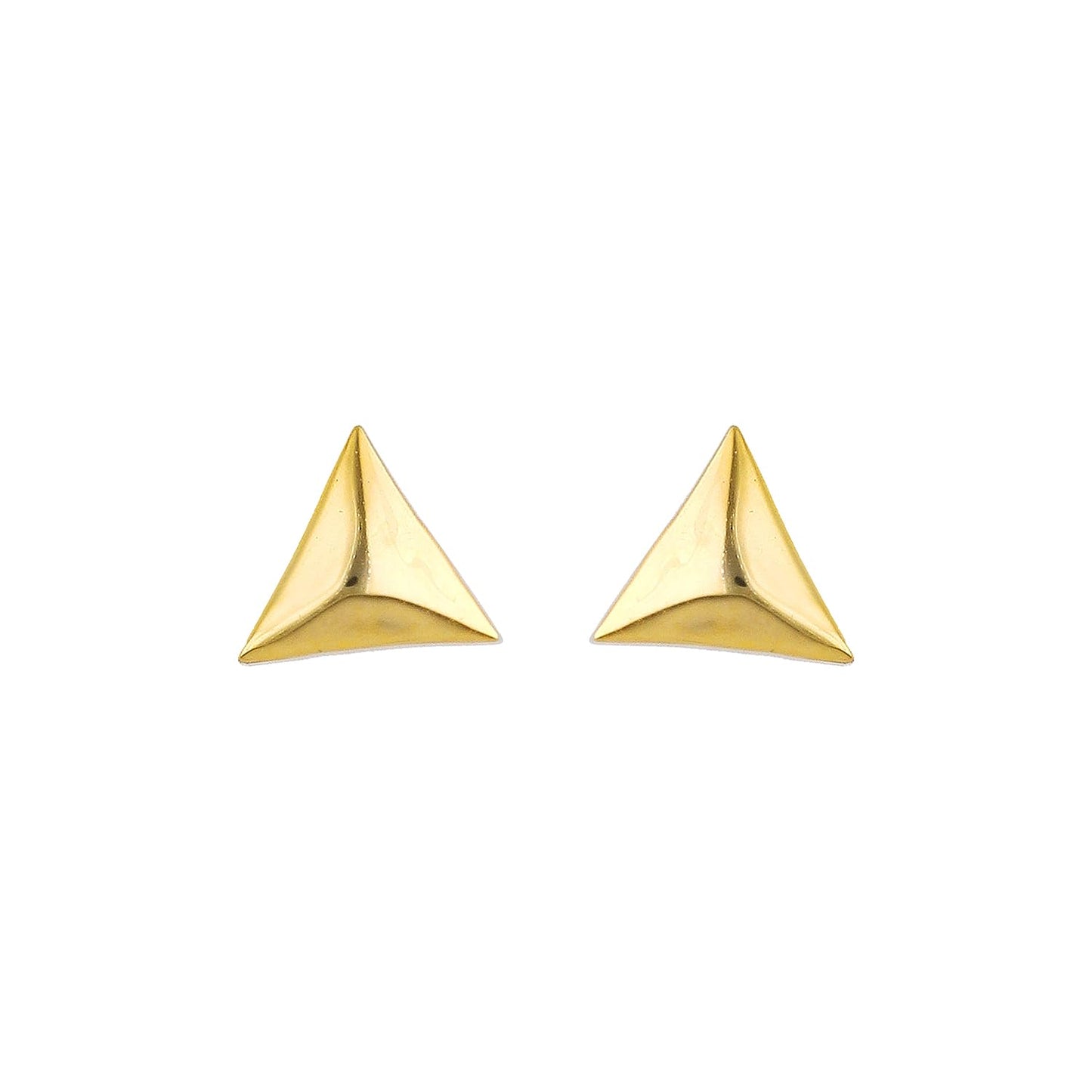 Sterling Silver Stud Earrings – 18K Gold Vermeil Jewellery – Hypoallergenic – Certified