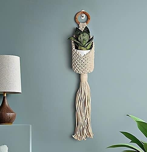 Cotton Decorative Plant Pot Holder - Pack of 3