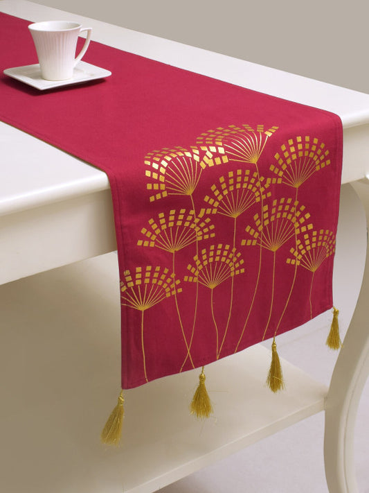 Patterned Dining Overlay – Home Textile Accents – Natural Cotton, Rich Pigment