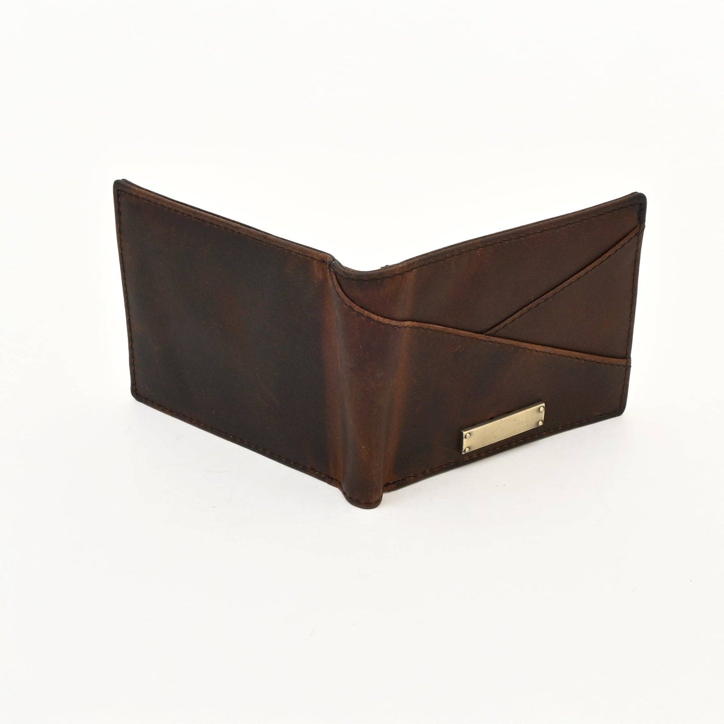 Premium Wallet Waxy Brown Slim Men’s Bifold Wallet