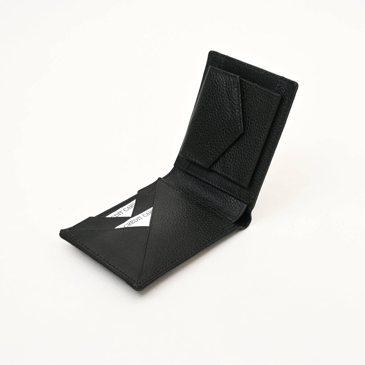 Premium Grained Black Wallet Men’s Wallet with 6 Card Slot