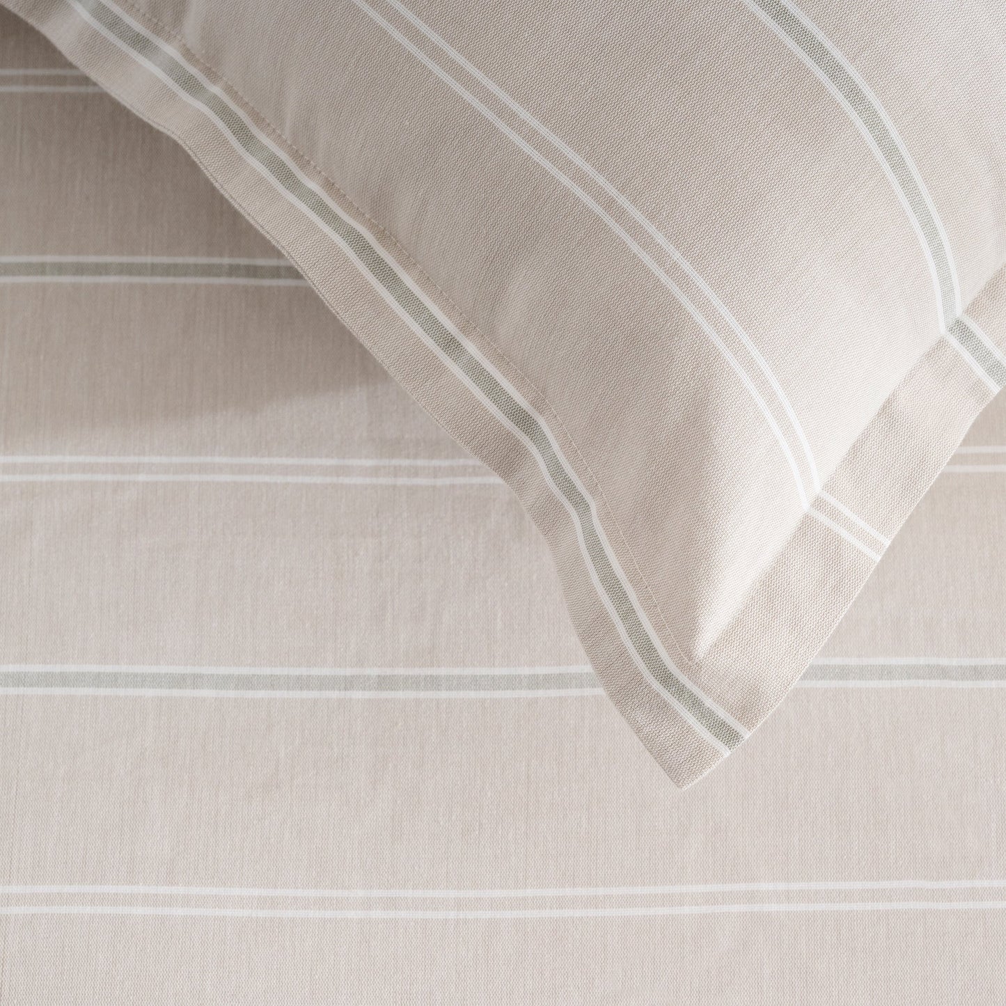 Duvet Cover | Cotton Bamboo Chambray Corner Loops | Double & Single Size | With 2 Pillow Shams